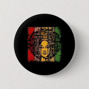 Bóton Redondo 5.08cm História Negra Mês Orgulho Patrimônio Cultural Afr
