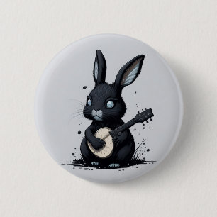 Bóton Redondo 5.08cm hobby do violão broche rabbi