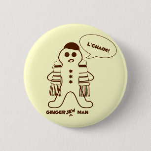 Bóton Redondo 5.08cm Homem de Gingerjew