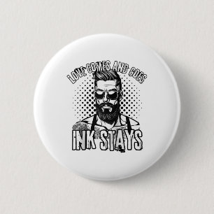 Bóton Redondo 5.08cm Homens para Solteiros Tatuados no Dia Anti-Valenti