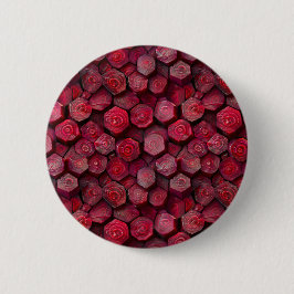 Bóton Redondo 5.08cm Honeycomb Beetroots