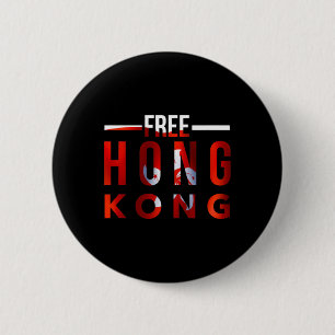 Bóton Redondo 5.08cm Hong Kong #freehongkong #savehongkong Democra