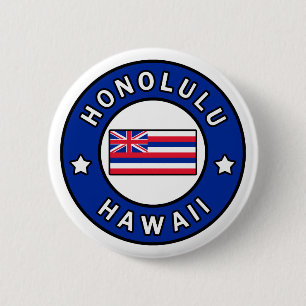 Bóton Redondo 5.08cm Honolulu Havaí