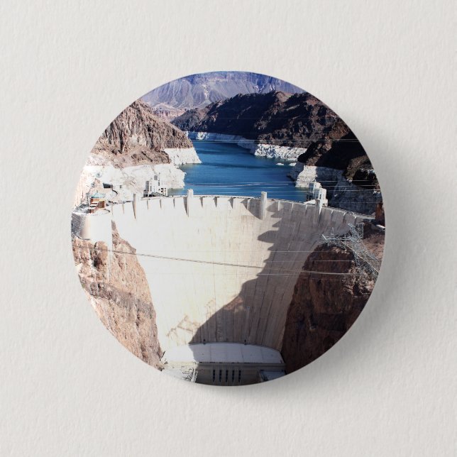 Bóton Redondo 5.08cm Hoover Dam (Frente)