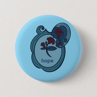 Bóton Redondo 5.08cm Hope Floral NatureInspired Button