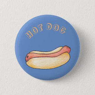 Bóton Redondo 5.08cm Hot dog