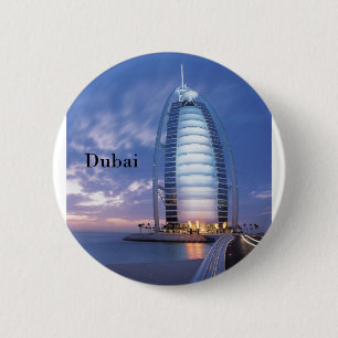 Bóton Redondo 5.08cm Hotel árabe do Al de Dubai Burj (por St.K)