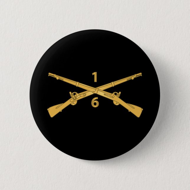Bóton Redondo 5.08cm https://www.zazzle.com/army_6th_battalion_1st_infa (Frente)