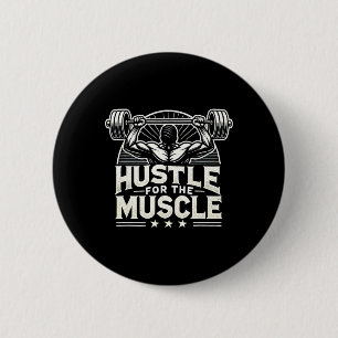 Bóton Redondo 5.08cm Hustle Para O Muscle Barbell Bodybuilding