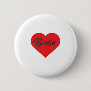 Bóton Redondo 5.08cm I Love Berlin - Alemanha