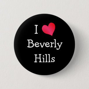 Bóton Redondo 5.08cm I Love Beverly Hills