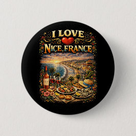 Bóton Redondo 5.08cm I Love Nice