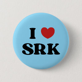 Bóton Redondo 5.08cm I Love SRK - I Love Shahrukh Khan