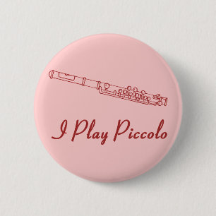Bóton Redondo 5.08cm I Play Piccolo