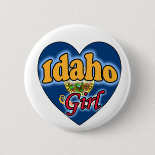 Bóton Redondo 5.08cm Idaho Girl