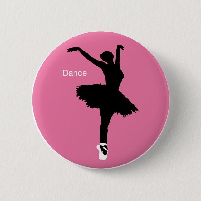 Bóton Redondo 5.08cm iDance (rosa) (Frente)