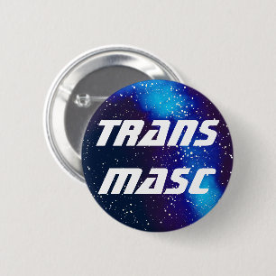 Bóton Redondo 5.08cm Identidade Galáxia Customizável Masc Trans