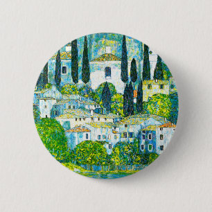 Bóton Redondo 5.08cm Igreja de Cassone Gustav Klimt