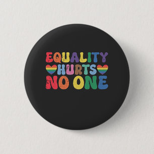 Bóton Redondo 5.08cm Igualdade não prejudica ninguém LGBT (Direitos Hum