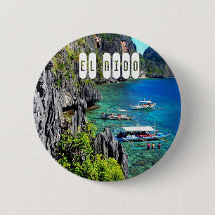 Bóton Redondo 5.08cm Ilha El Nido em Palawan, Filipinas