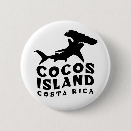 Bóton Redondo 5.08cm Ilha Hammerhead Shark Cocos