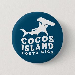 Bóton Redondo 5.08cm Ilha Hammerhead Shark Cocos