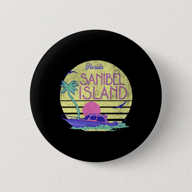 Bóton Redondo 5.08cm Ilha Sanibel _1  (Frente)