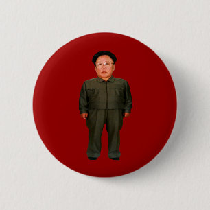 Bóton Redondo 5.08cm Illin de Kim Jong