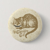 Ilustração do gato de Cheshire do vintage
