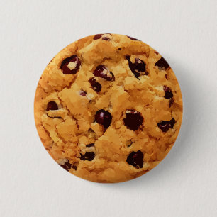 Bóton Redondo 5.08cm Imagem Chip Cookie Chocolate