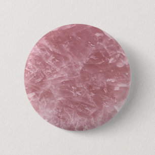 Bóton Redondo 5.08cm Impressão de Cristal Quartz Rosa Rosa, Bebê