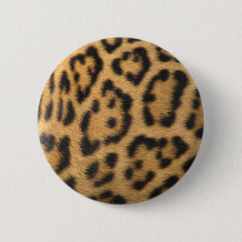 Bóton Redondo 5.08cm Impressão de Leopardo