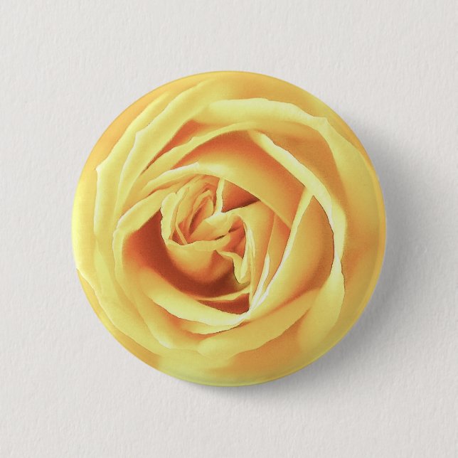 Bóton Redondo 5.08cm Impressão de rosa amarela (Frente)