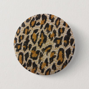 Bóton Redondo 5.08cm Impressão do leopardo