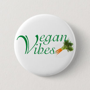 Bóton Redondo 5.08cm Impressões do Vegan