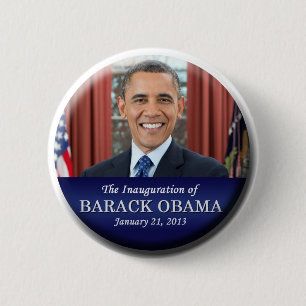 Bóton Redondo 5.08cm Inauguração de Barack Obama 2013