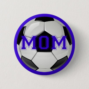 Bóton Redondo 5.08cm Incrível Mãe de Futebol Cores Personalizadas