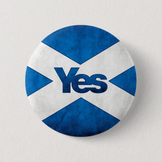Bóton Redondo 5.08cm Independência escocesa - de Saltire crachá sim