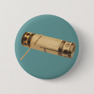 Bóton Redondo 5.08cm Inferno yeah, eu jogo o Guiro!