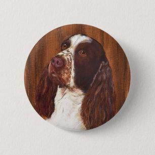 Bóton Redondo 5.08cm Inglês Springer Spaniel
