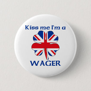 Bóton Redondo 5.08cm Ingleses personalizados beijam-me que eu sou