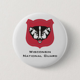 Bóton Redondo 5.08cm Insígnias da guarda nacional de Wisconsin -