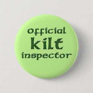 Bóton Redondo 5.08cm Inspector oficial do Kilt