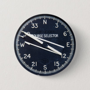 Bóton Redondo 5.08cm Instrumento do curso do vôo do vôo do avião dos