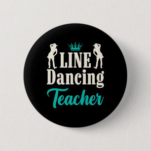 Bóton Redondo 5.08cm Instrutor de Line Dancing