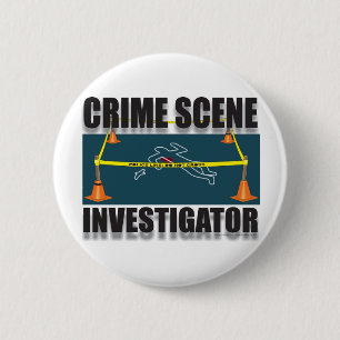 BÓTON REDONDO 5.08CM INVESTIGADOR DA CENA DO CRIME