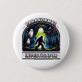 Bóton Redondo 5.08cm Investigador Paranormal
