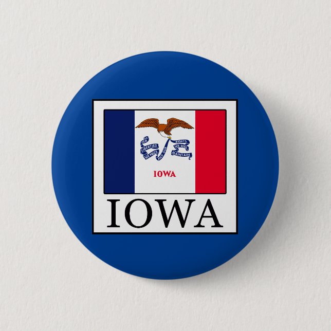 Bóton Redondo 5.08cm Iowa (Frente)
