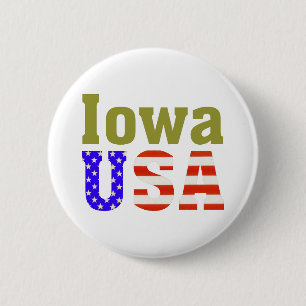 Bóton Redondo 5.08cm Iowa EUA!