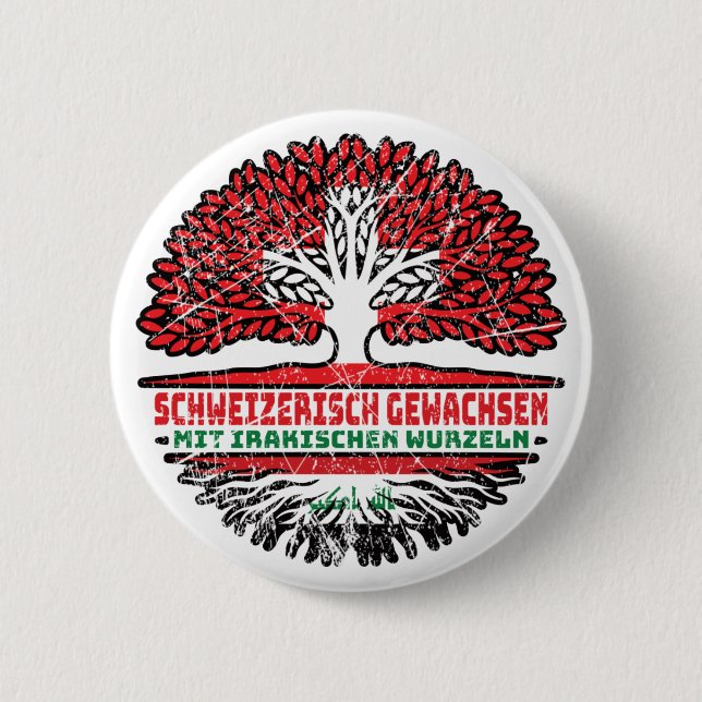 Bóton Redondo 5.08cm Irak Irakisch Schweiz Baum Wurzel (Frente)